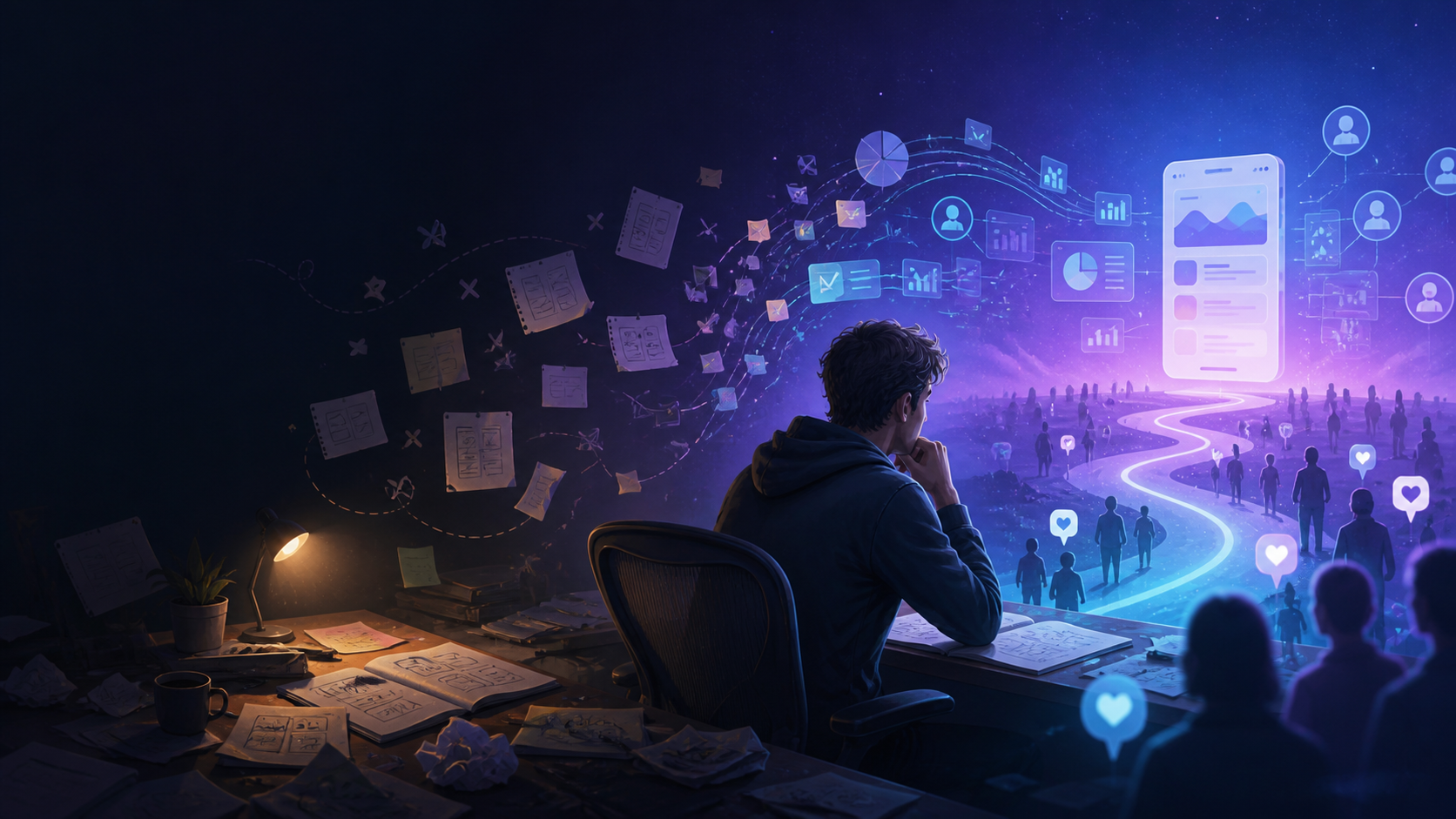 A builder moving from scattered ideas toward a clear app direction